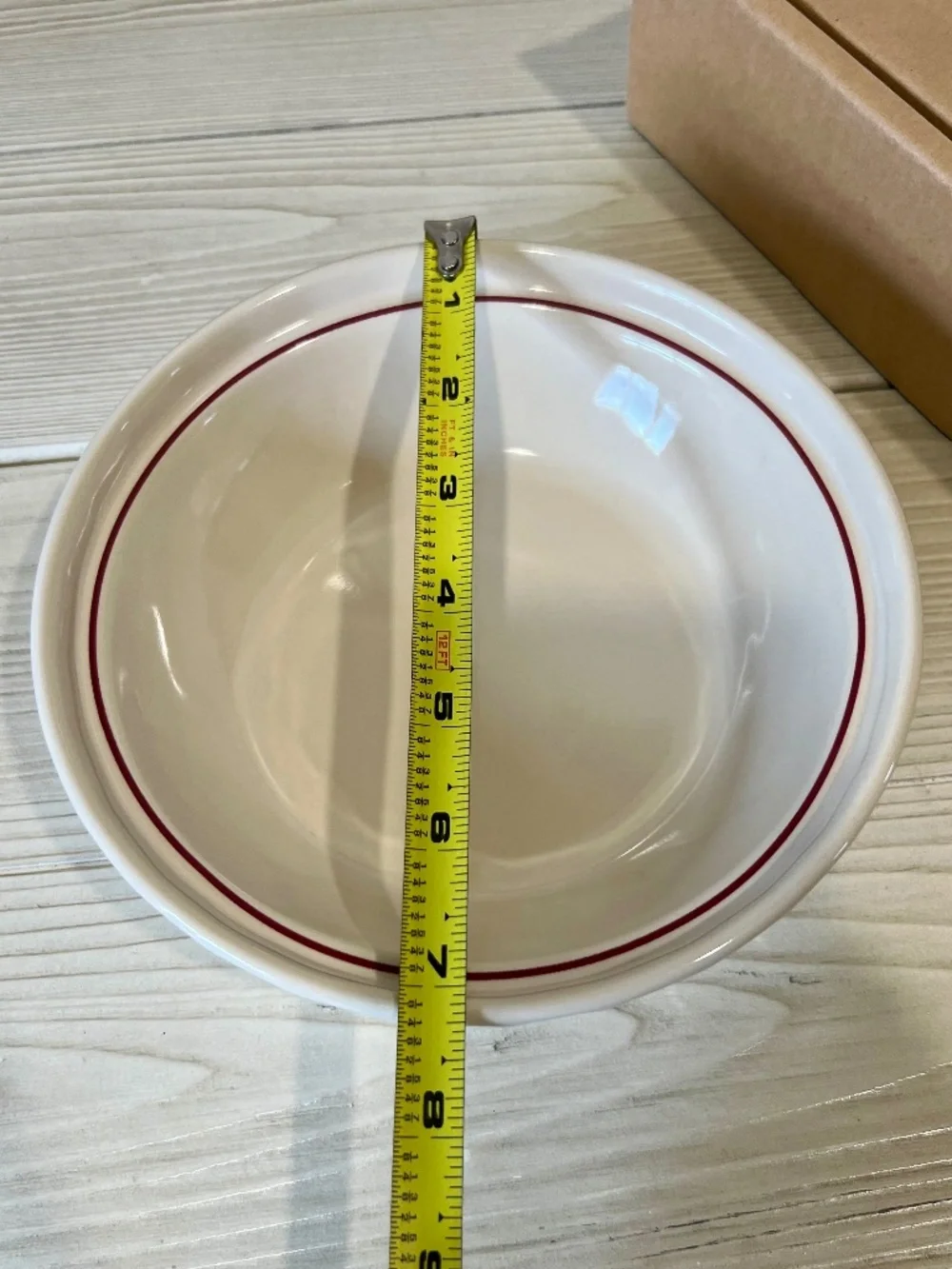 Longaberger Pie Plate 6 inch Red